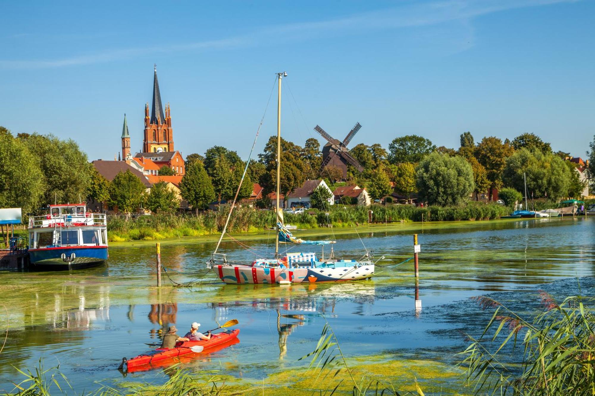Stilvolle Ferien-Geschaeftswohnung Brandenburger Seenlandschaft Werder  Esterno foto